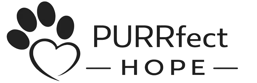 Purrfect Hope text logo